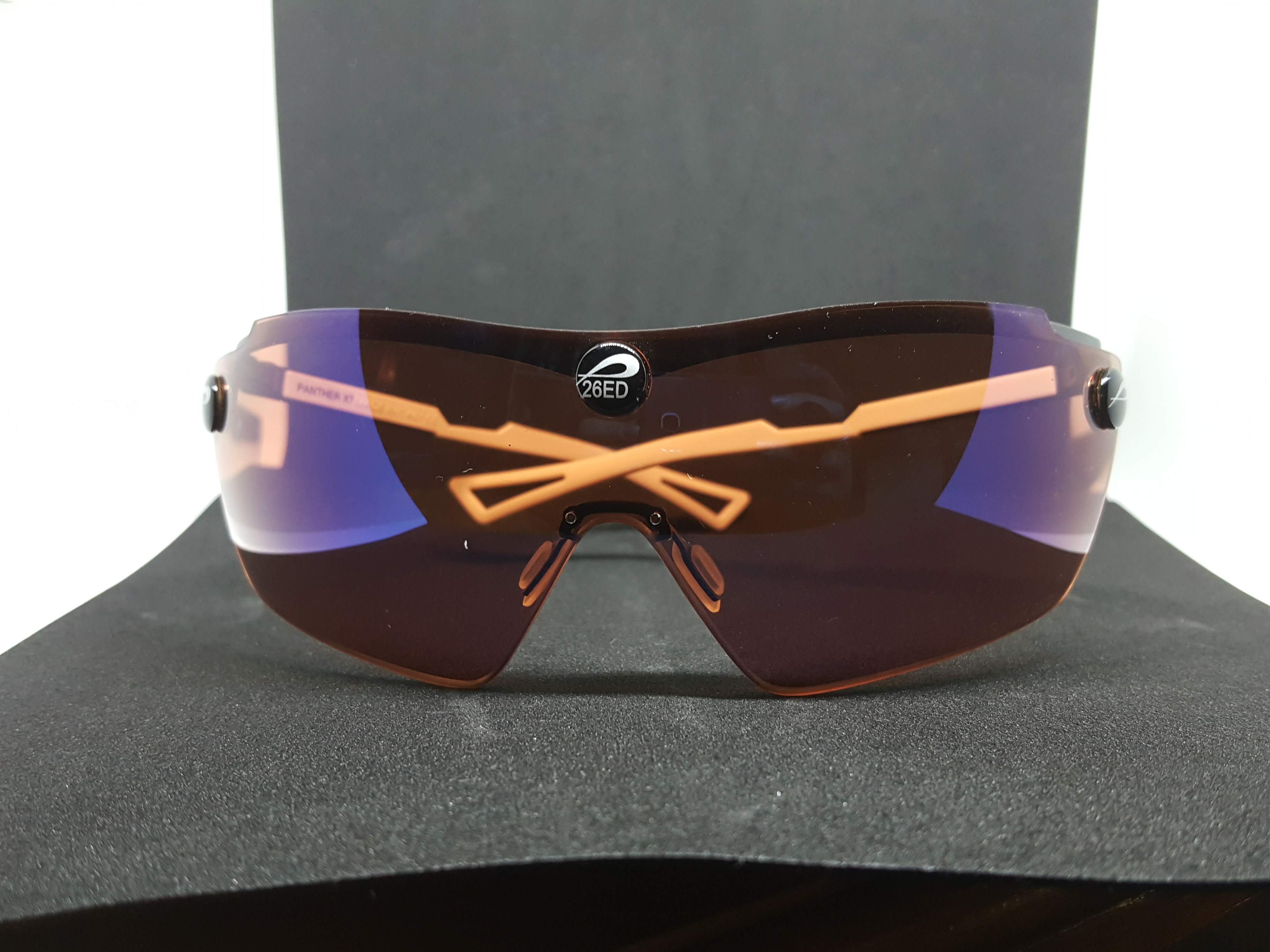 Pilla Vigilante Shooting Glasses 22N Purple Lens Black Frame 
