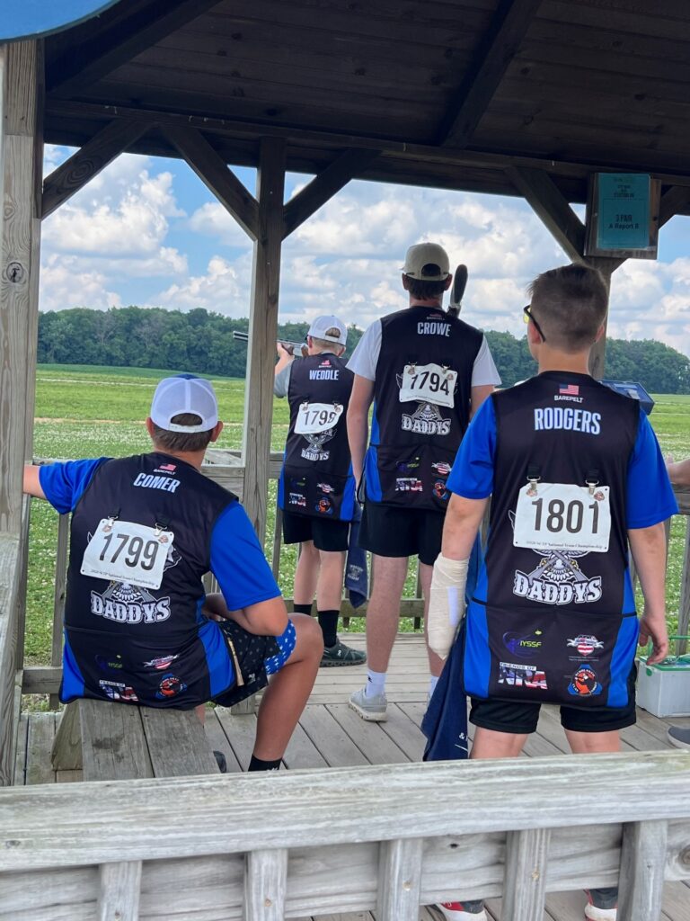 Athletes On Sporting Clays Course
